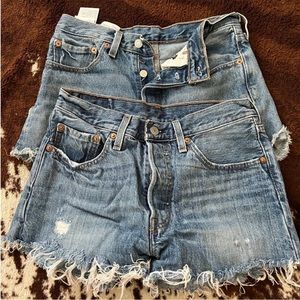 Levi 501 denim short bundle